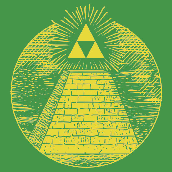 High Quality The all seeing Triforce Blank Meme Template