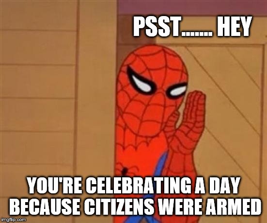 Libs celebrating Independence Day  | PSST....... HEY; YOU'RE CELEBRATING A DAY BECAUSE CITIZENS WERE ARMED | image tagged in independence day,liberals,ironic | made w/ Imgflip meme maker