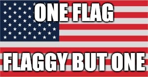 Flaggy But One | ONE FLAG; FLAGGY BUT ONE | image tagged in system of a down,american flag | made w/ Imgflip meme maker