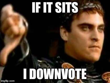 Downvoting Roman | image tagged in memes,downvoting roman,dogs,AdviceAnimals | made w/ Imgflip meme maker