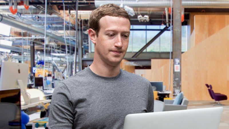 High Quality Zuckerberg at PC Blank Meme Template