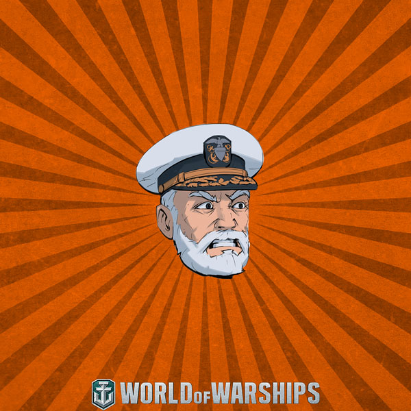World of Warships - Captain McGraw (Angry) Blank Meme Template