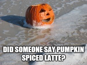 DID SOMEONE SAY PUMPKIN SPICED LATTE? | made w/ Imgflip meme maker