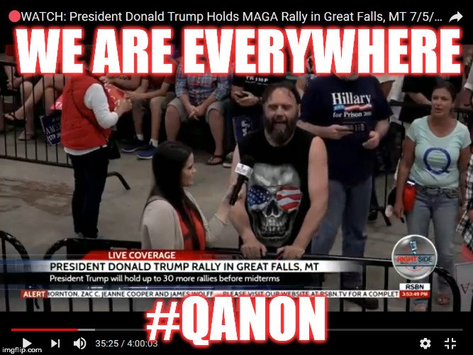 WE ARE EVERYWHERE; #QANON | made w/ Imgflip meme maker