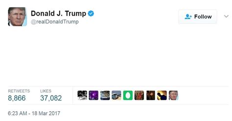 Trump twitter post Blank Meme Template