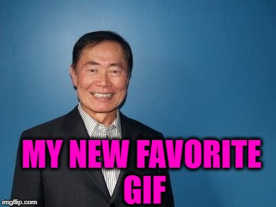 sulu | MY NEW FAVORITE GIF | image tagged in sulu | made w/ Imgflip meme maker