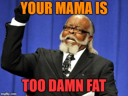 Too Damn High Meme | YOUR MAMA IS TOO DAMN FAT | image tagged in memes,too damn high | made w/ Imgflip meme maker