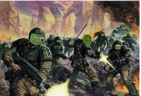 High Quality Kekistani Fight to the death Blank Meme Template