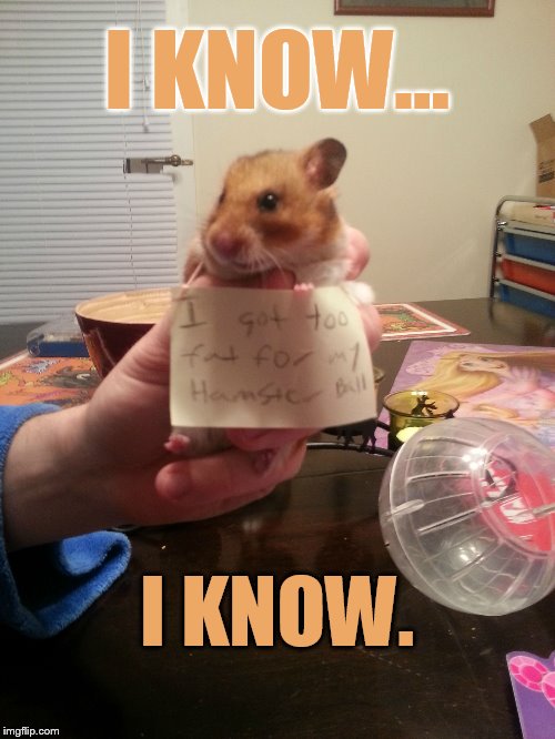 I KNOW... I KNOW. | made w/ Imgflip meme maker