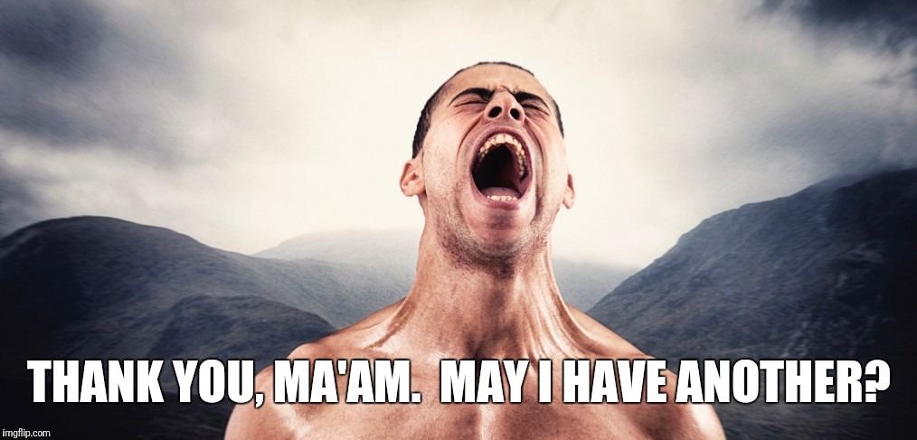 THANK YOU, MA'AM.  MAY I HAVE ANOTHER? | made w/ Imgflip meme maker