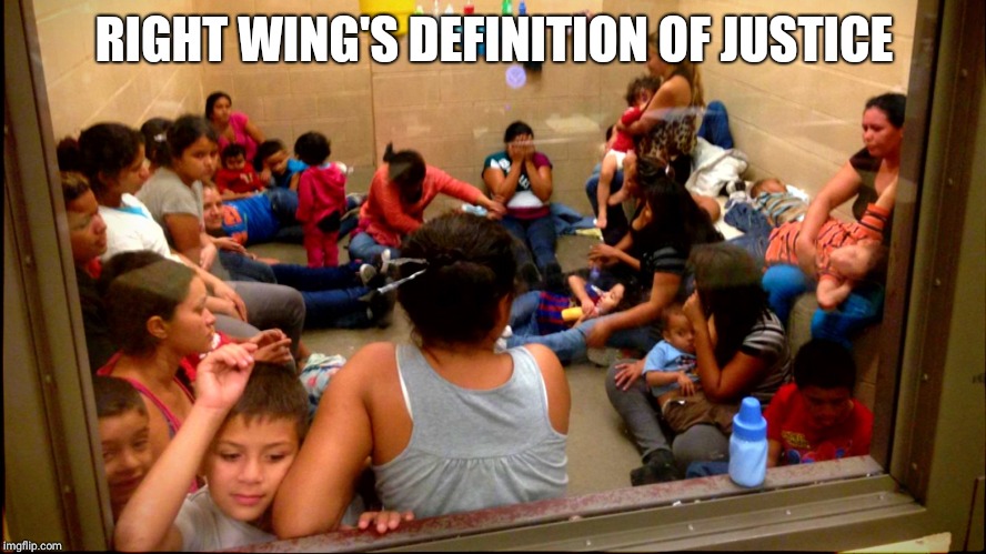 RIGHT WING'S DEFINITION OF JUSTICE | made w/ Imgflip meme maker