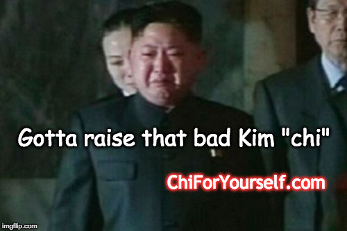 Jong Show | Gotta raise that bad Kim "chi"; ChiForYourself.com | image tagged in consciousness,first world problems,happy,peace,kim jong un | made w/ Imgflip meme maker