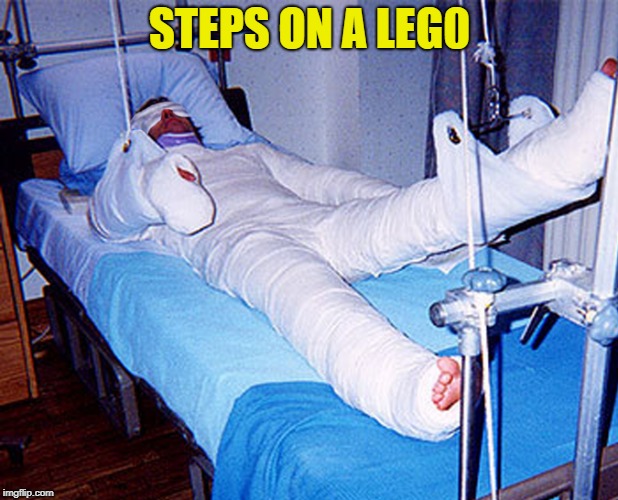 STEPS ON A LEG0 | made w/ Imgflip meme maker