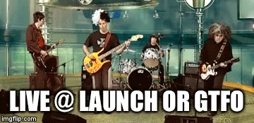The Melvins Live @ Launch | LIVE @ LAUNCH OR GTFO | image tagged in gifs,mevins,the melvins,live  launch,rutmanis | made w/ Imgflip video-to-gif maker