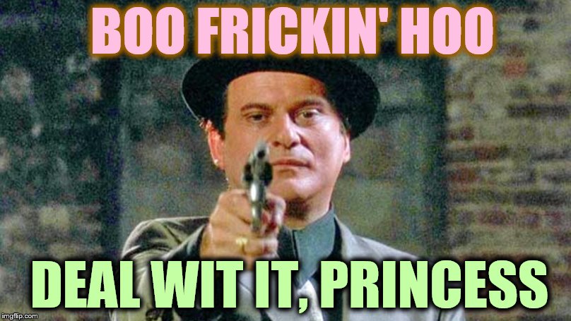 BOO FRICKIN' HOO DEAL WIT IT, PRINCESS | made w/ Imgflip meme maker