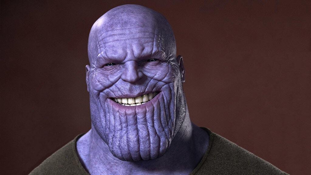 Thanos smile Blank Meme Template