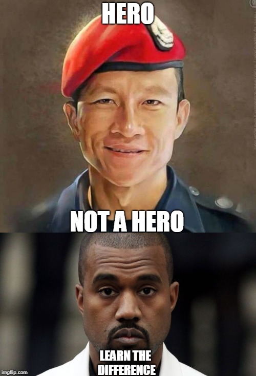HERO; NOT A HERO; LEARN THE DIFFERENCE | image tagged in superhero | made w/ Imgflip meme maker