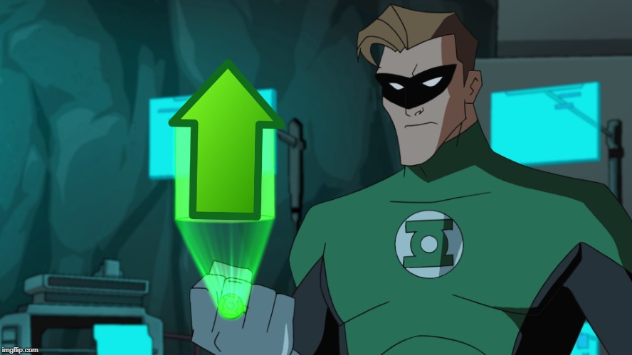 Green Lantern the Upvote Fairy Blank Meme Template