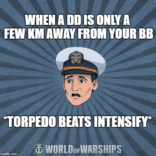 world of warships one man meme machine