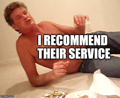 I RECOMMEND THEIR SERVICE | made w/ Imgflip meme maker