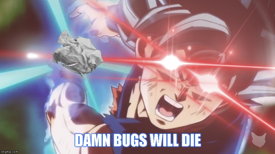 Summer be like... | DAMN BUGS WILL DIE | image tagged in memes,ultra instinct,summer,summer time | made w/ Imgflip meme maker