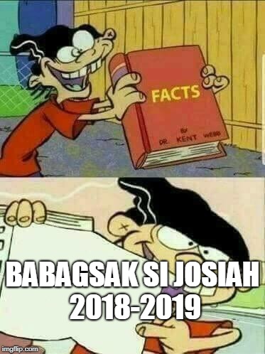 Double d facts book  | BABAGSAK SI JOSIAH 2018-2019 | image tagged in double d facts book | made w/ Imgflip meme maker