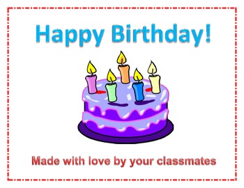 High Quality Happy Birthday Classmate Blank Meme Template