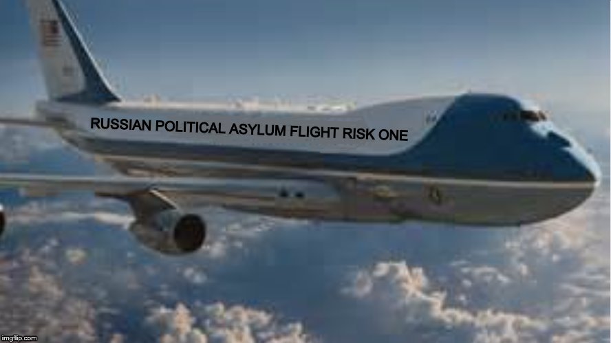 Russian Political Asylum Flight Risk One: TAKE trump's PASSPORT NOW! | RUSSIAN POLITICAL ASYLUM FLIGHT RISK ONE | image tagged in trump unfit unqualified dangerous,trump treason,passport,putins puppet,kompromat,useful idiot | made w/ Imgflip meme maker