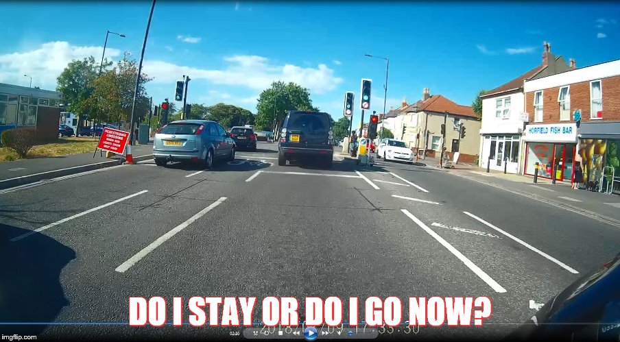 DO I STAY OR DO I GO NOW? | image tagged in lights | made w/ Imgflip meme maker