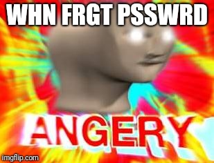 angery | WHN FRGT PSSWRD | image tagged in angery | made w/ Imgflip meme maker