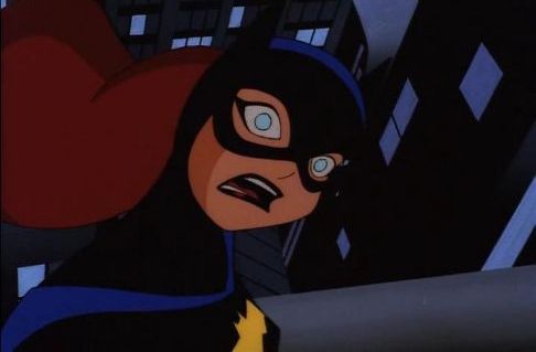 High Quality Shocked Batgirl Blank Meme Template