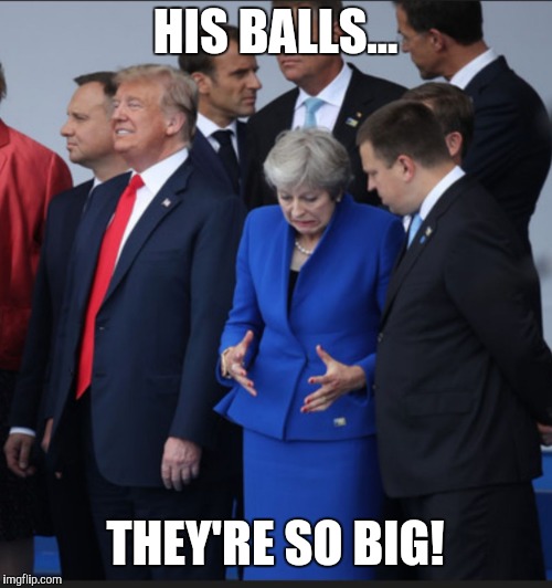 Distressed Angela | HIS BALLS... THEY'RE SO BIG! | image tagged in distressed angela | made w/ Imgflip meme maker