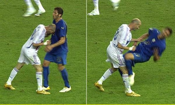 Zidane Headbutt Italy Blank Meme Template