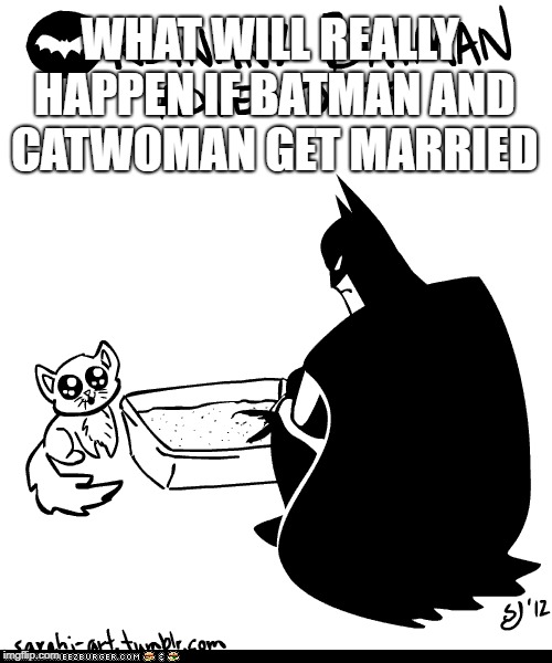 WHAT WILL REALLY HAPPEN IF BATMAN AND CATWOMAN GET MARRIED | made w/ Imgflip meme maker