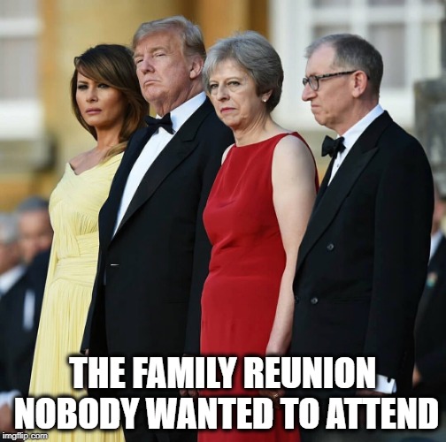 THE FAMILY REUNION NOBODY WANTED TO ATTEND | image tagged in unhappy couples | made w/ Imgflip meme maker