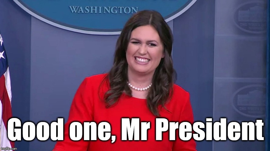 Good one, Mr President | made w/ Imgflip meme maker