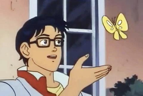 High Quality Butterfly Meme Blank Meme Template