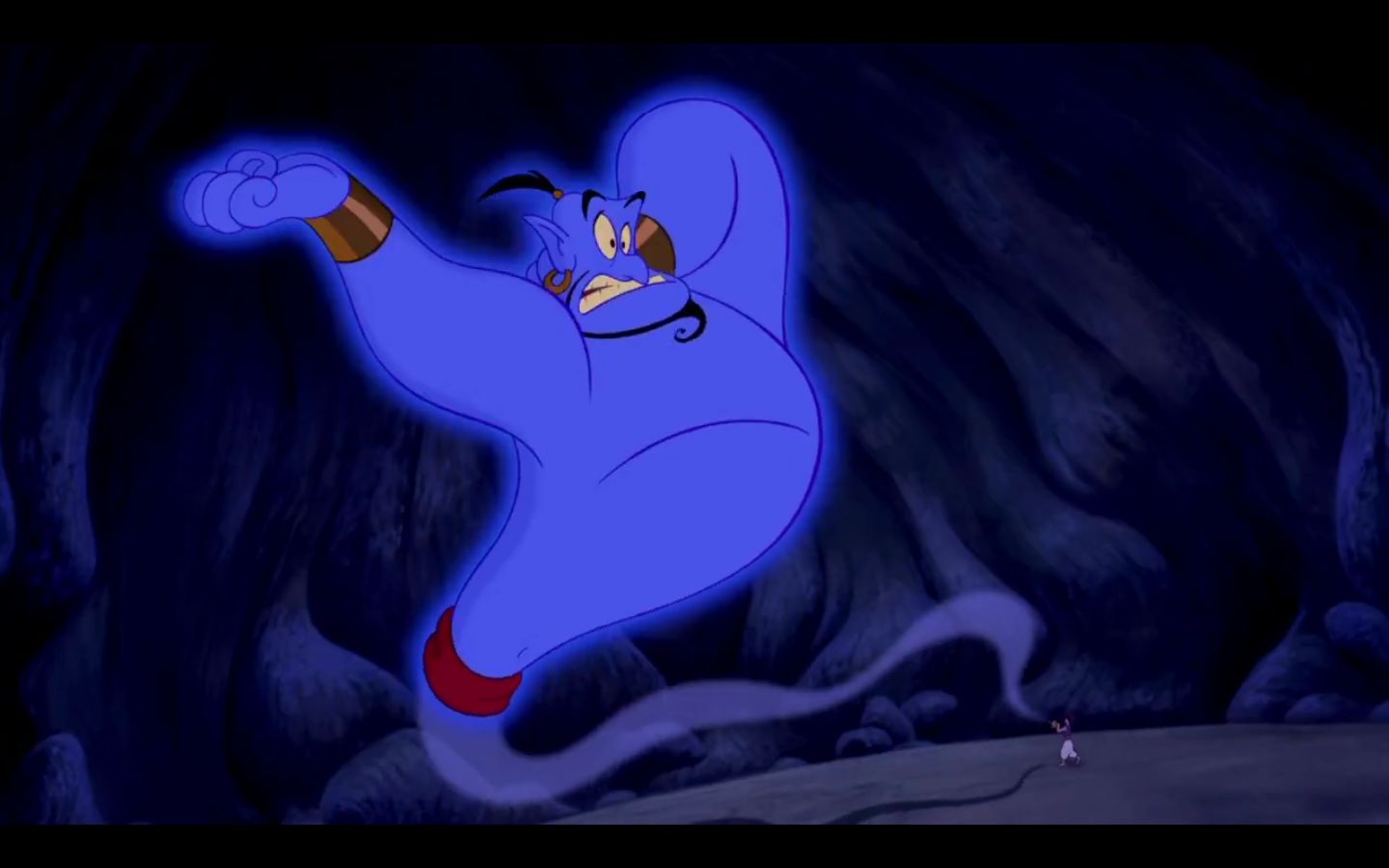 High Quality Aladdin Genie Blank Meme Template