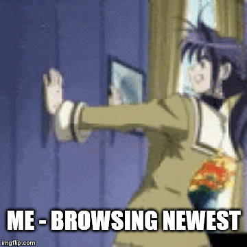 Anime head bang gif