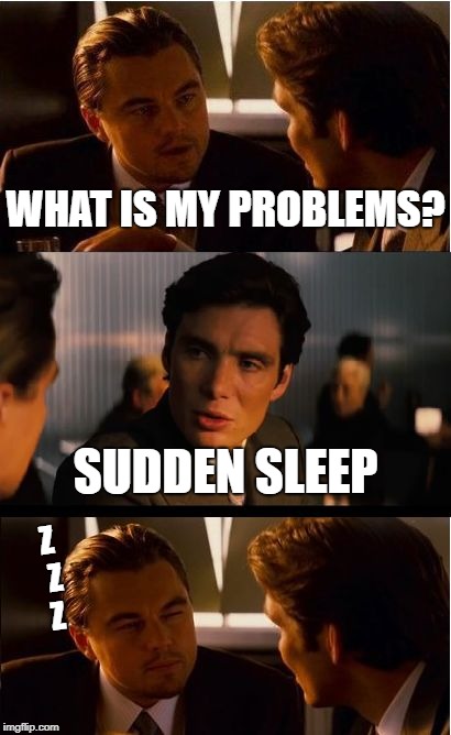 Inception Meme | WHAT IS MY PROBLEMS? SUDDEN SLEEP; Z Z Z | image tagged in memes,inception,sleep | made w/ Imgflip meme maker