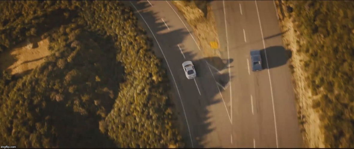 fast and furious 7 final scene | image tagged in fast and furious 7 final scene | made w/ Imgflip meme maker