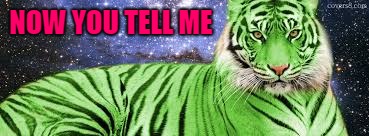 NOW YOU TELL ME | made w/ Imgflip meme maker