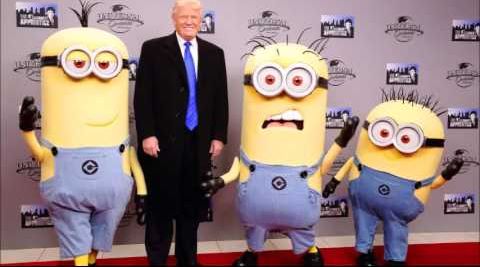 High Quality Trump and minions Blank Meme Template