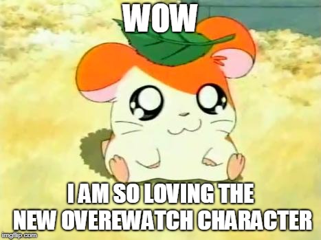 Hammonds A Pretty Good Addition To Overwatch huh. | WOW; I AM SO LOVING THE NEW OVEREWATCH CHARACTER | image tagged in memes,hamtaro,overwatch,funny,hammond | made w/ Imgflip meme maker