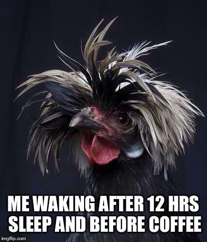 ME WAKING AFTER 12 HRS SLEEP AND BEFORE COFFEE | made w/ Imgflip meme maker