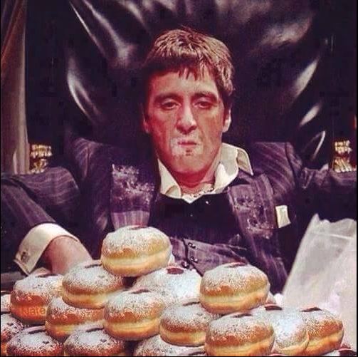 Tony Montana Crispy Creme Blank Meme Template