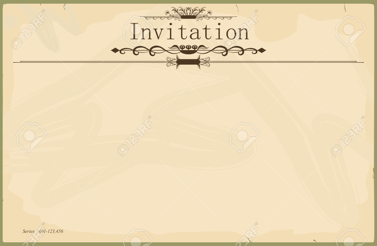 Invitation  Blank Meme Template