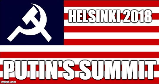 Helsinki 2018: Putin's Summit | HELSINKI 2018; PUTIN'S SUMMIT | image tagged in russiamerica,helsinki,trump,putin,helsinki 2018 | made w/ Imgflip meme maker