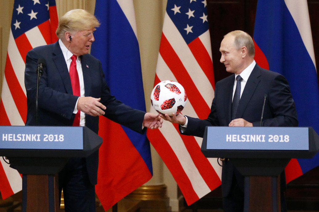 Putin Knew That Trump Had No Balls Blank Meme Template