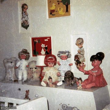Horror doll | image tagged in gifs,horror,doll | made w/ Imgflip images-to-gif maker